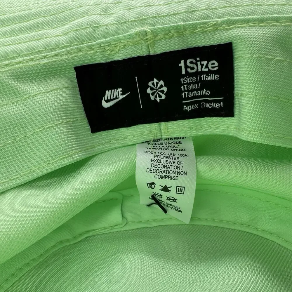 Nike Kids Bucket Hat Apex Futura Vapor Green & Purple One Size Sun Hat